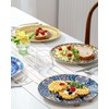 getstar Dinner Plates Set of 6, 10.5 Inch Ceramic Plates,