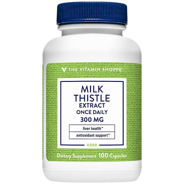 The Vitamin Shoppe Milk Thistle Extract 300 MG (100 Capsules)