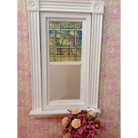 Unbranded Grape Clusters  Motif Dollhouse Miniature Victorian  Stained Glass Window Film