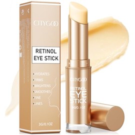 CITYGOO Barra de ojos de retinol con colgeno, cido hialurnico para crculos oscuros, crema para debajo de los ojos antienvejecimiento, para hinchazn y 