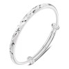 Pulsera Vintage Plata Ley 925 Para Mujer Ajustable