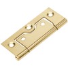 Merriway® BH01124 (4 Pcs) EB Brass Plated Non-Mortise Flush Hinges,