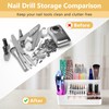 CGBE Nail Drill Machine & Nail Drill Holder, 28 Holes