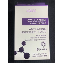 Azure 5 Collagen & Hyaluronic Anti-Aging under-eye Pads NEW
