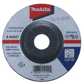 Makita Grinding Disc 115 mm, 100 Pieces in a 80927
