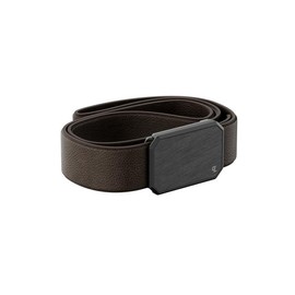 Groove Belt Max Leather - Brown - Full Grain Leather, Stretch Belt, Magnetic Aluminum Buckle, Lifetime Coverage - Belt Size: 32" - 37" - M