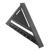 Triangle Ruler 7in Carpenter Square Aluminum 90 Degrees 45 Degrees