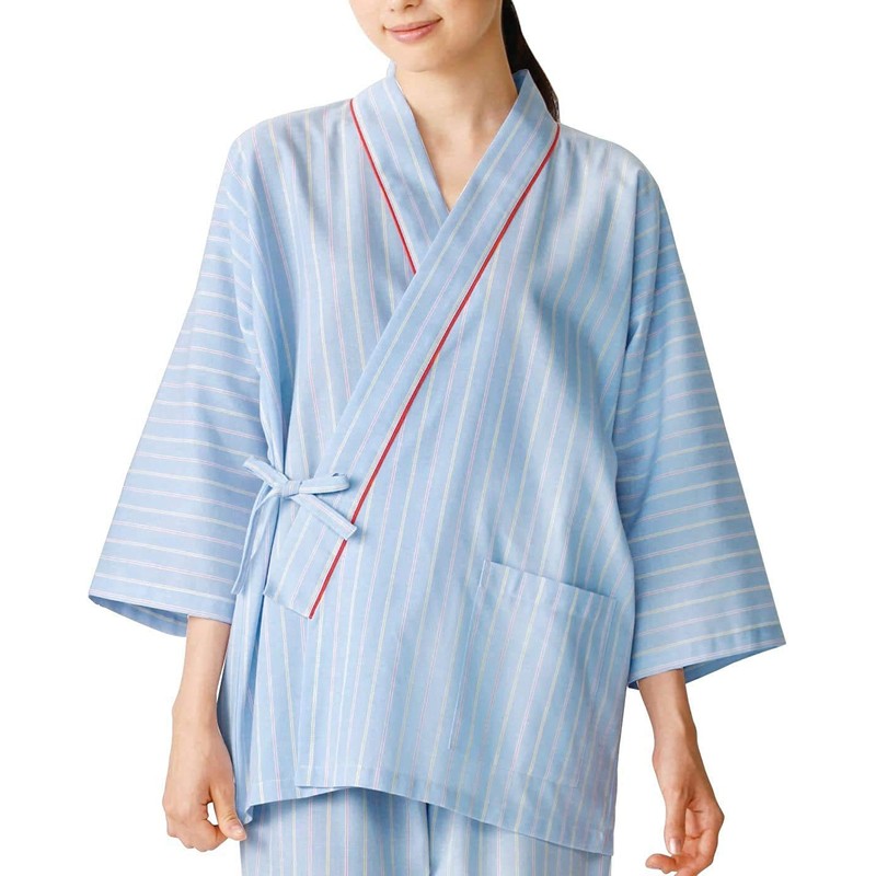 KAZEN 285-98 Patient Clothing (Jinbei Type), Medical Care, S-3L