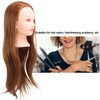Hair Mannequin Head Hairdressing Styling Training Braiding Practice Doll Head