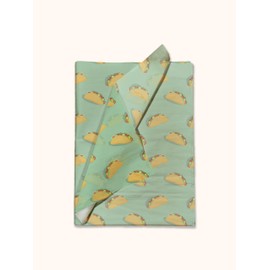 Taco Printed Tissue Paper - Tissue Paper for Gift Bags - Gift Bag Wrapping Paper - Gift Wrapping Paper - Food Tissue Paper | 24 Sheets 20" x 30"