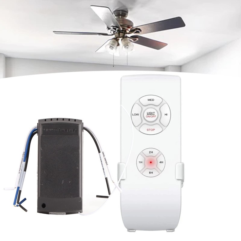 Hztyyier Universal Smart Ceiling Fan Remote Control Kit, 3-Speed Fan
