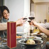 Wine Gift Bags 2PCS Luxury Wine Bottle Gift Bags, 4"X4"X13.8"