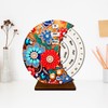 Diamond Art Calendar, Diamond Painting Calendar, Wooden Manual Rotating Desk