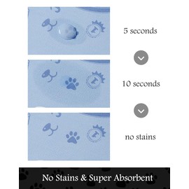 Pet Feeding Mat-Absorbent Dog Mat for Food and Water Bowl-No Stains Quick Dry Dog Water Dispenser Mat（PAW,17"x28"