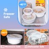 Purekra Silicone Lids for Corningware 1.5 Quart Round Dish, 1