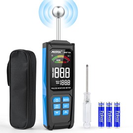 MESTEK Moisture Meter Moisture Meter with HD Colour Large Screen Acoustic Alarm 20-40 mm Analysis Depth for Walls, Wood, Masonry, Plaster, Building Materials, Floor, Building Moisture, Home, Caravan