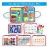 Juguete Tablero Montessori Sensorial Para Niños De Dos Años