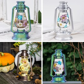 Kerosene Lamp Resin Molds Silicone, Includes 3D Resin Molds and USB Powered Wooden Light Up Base for DIY Epoxy Resin Casting Craft Table Lamp Home Decor (Long Bulb)