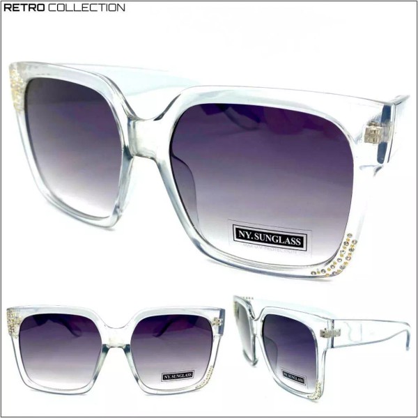 NYS Eyewear Overszied Exaggerated Retro Style SUN GLASSES Large Big