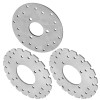 Caltric Front Rear Brake Disc Rotor fits Polaris Scrambler 500
