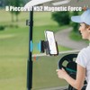 Msiud Magnetic Golf Cart Phone Holder, Rotatable Phone Mount for