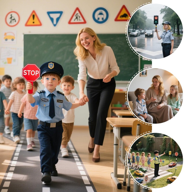 Handheld Stop Sign | Guard Stop Signs | Waterproof Double-Sided