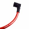 Unbranded RED RACING HIGH CONDUCTIVE SPARK PLUG WIRES SET FITS