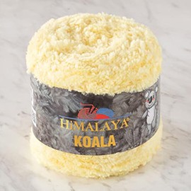 1 Ball/Skein Himalaya Koala Chenille Yarn, 100g/3.5 oz, 100 m/109 Yards, 100% Micro Polyester Bulky Chunky Yarn, Baby Yarn, for Amigurumi, Baby Blankets, and Home Decor, 75723