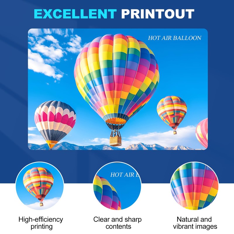 LC406XL Ink Cartridges High Yield Compatible for Brother Printer 4-Pack