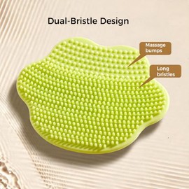 3 Pack Cute Soft Baby Bath Brush, Cradle Cap Brush, Silicone Scalp Massage Brush, Head Scrubber Baby Bath Essential for Dry Skin, Cradle Cap Treatment