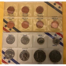 1982 US MINT THIRD PARTY IN SET IN ORIGINAL ENVELOPE