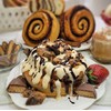 Cinnamom Bakery Individually Wrapped 6oz Peanut Butter Cup Cinnamon Rolls