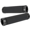 GUB‑607 Mountain Bike Handlebar Grip Microfiber Leather Bilateral Locking Handle