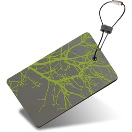 Lewis N. Clark Etiqueta de equipaje de viaje e identificadores de veliz para mujeres y hombres, equipaje de mano, mochila y más, ramas verdes, individual, Ramas verdes, Único, Travel Green™ Etiquetas de equipaje e identificadores de veliz para mujeres y h