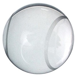 Amlong Crystal Tennis Ball Paperweight 3 inch with Gift Box