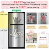 Lumizone Extra Tall Pet Gate 55.12" High Pressure Mounted 30.12"-34.05"