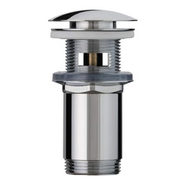 Wirquin 3072339 Designer Basin Waste with Overflow, Chrome