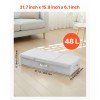 Large 48L Gray Bed Storage Lids 31.7 X 15.9 X