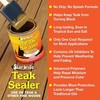 Star brite Teak Sealer - Clear - One Coat Formula,