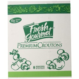 Fresh Gourmet Premium Croutons | Seasoned | 10-Pound Bulk Box