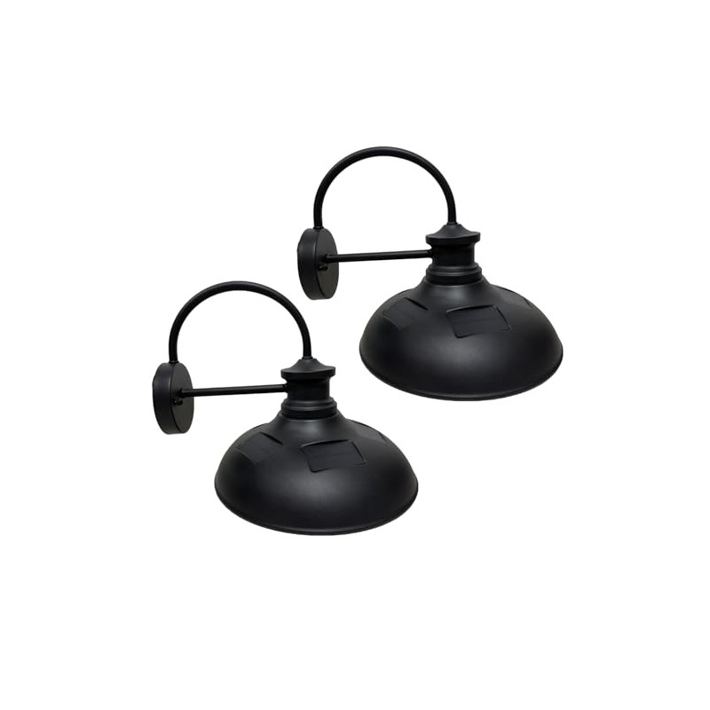 Yolsunes Solar Barn Lights for Outside, Large Farmhouse Gooseneck Outdoor
