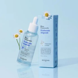 skin food Dense moisture filling / Blue Chamomile Hyaluronic Ampoule 50ml / 촘촘 수분충전 / 블루 캐모마일 히알루로닉 앰플 50ml