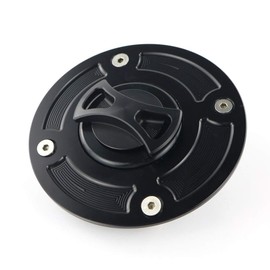 Xitomer CNC Aluminum Alloy, Fuel Cap, for GSXR600 1997-03/ GSXR750 1996-03/ GSXR 1000 2001-02/ GSX1300R 1999-07/ TL1000S/ TL1000R/ SV650S 1999-02, Gas Tank Cover (Black)