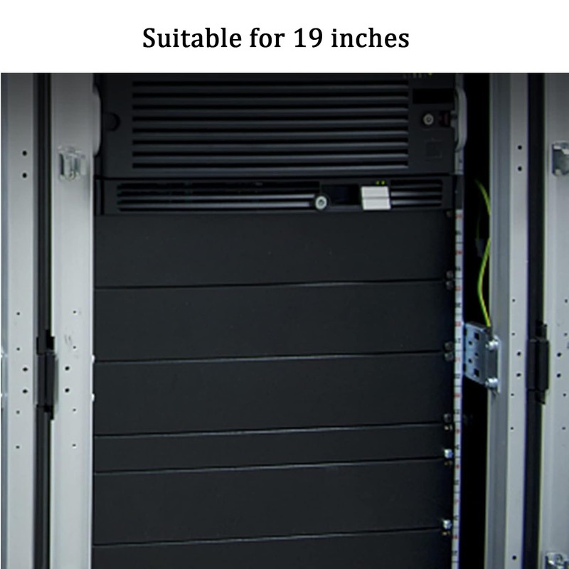 Harrisen 4 Pack of 1U Blank Panel, Mount Blanking Panel,