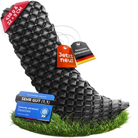 DAZEDALE Ultraleichte Luftmatratze – geräuscharme, wasserdichte Isomatte für Camping, Wandern, Outdoor (Schwarz)