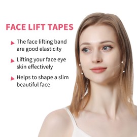 DB11 Face Lift Tape, 24PCS Ultra-thin Invisible Face Tape Face Lift Sticker for Instant Face, V-face Tightening Lifting Saggy Skin Hiding Facial Neck Wrinkles
