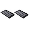 2 Pcs Ventilation Grille Cover, 150mm*300mm Black Aluminum Alloy Air