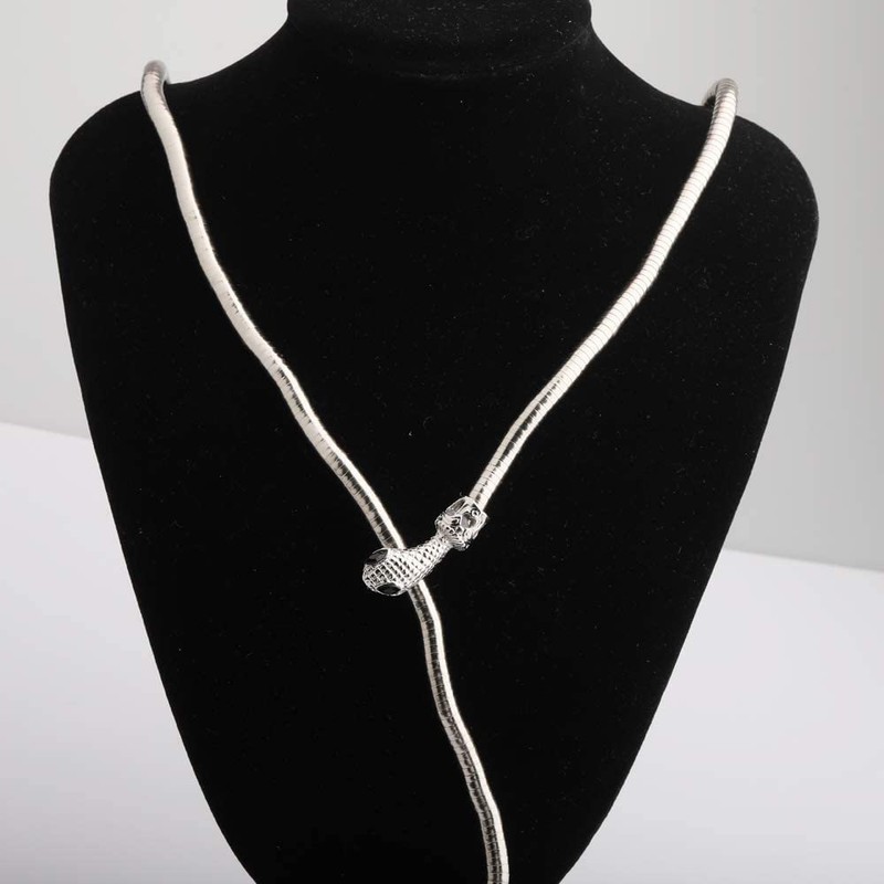 KUIYAI Bendable Snake Necklace Multi-Purpose Necklace Flexible Twist Jewelry (snake