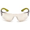 Pyramex Endeavor Plus Safety Glass Black/Green Frame Indoor/Outdoor Mirror Lens