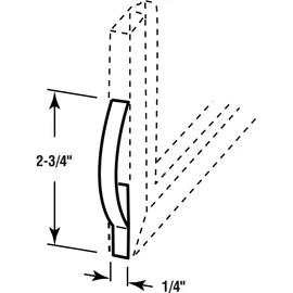 Prime-Line PL 7776 Corner Mount Screen Tension Spring, Steel (6 Pack)